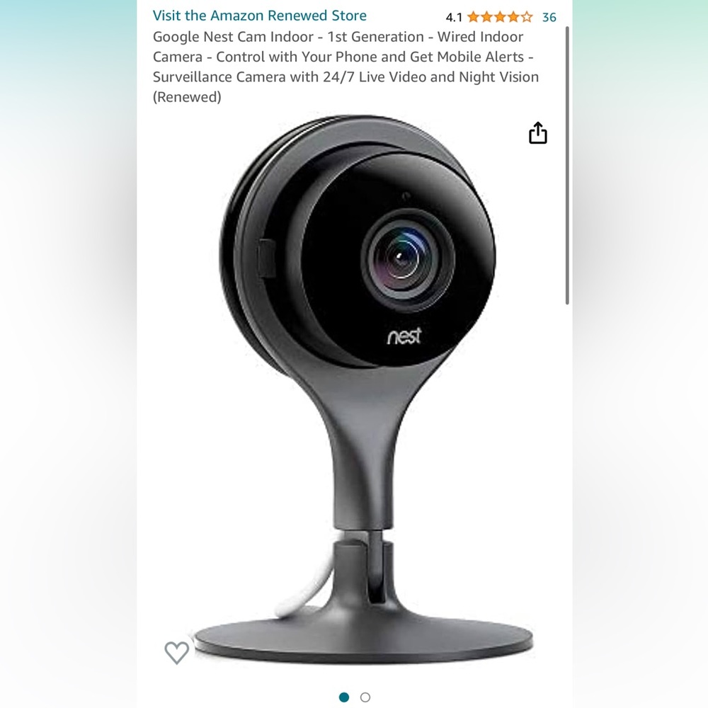 Google nest indoor - 1st gen, NEW in box